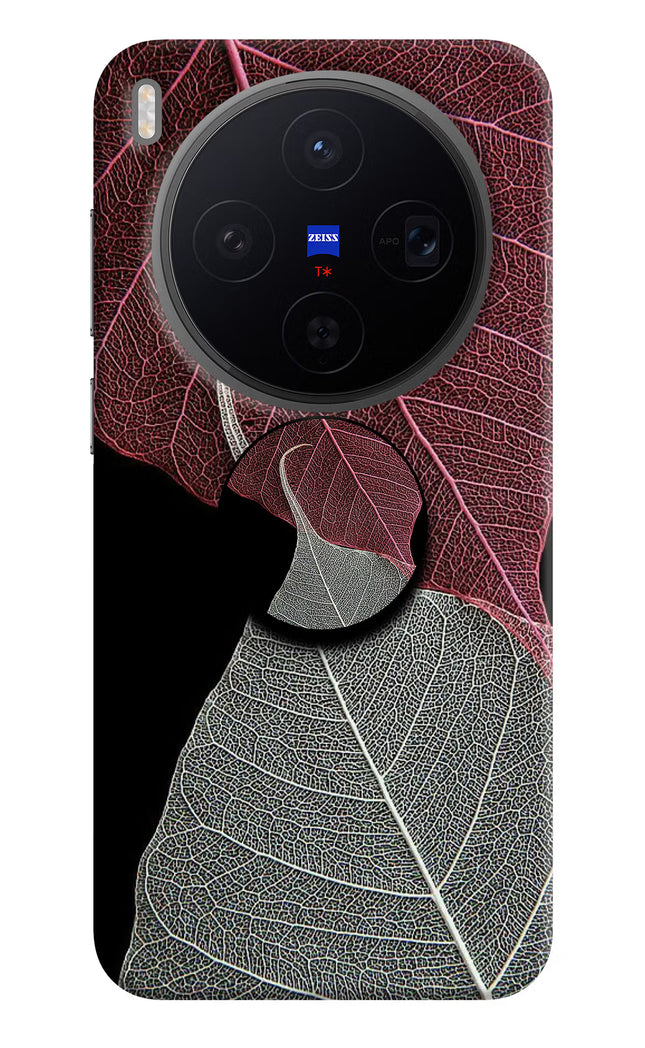 Leaf Pattern Vivo X300 Pop Case by Casekaro