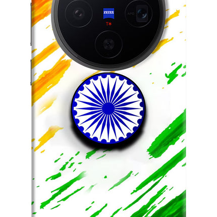 Indian Flag Ashoka Chakra Vivo X300 Pop Case by Casekaro