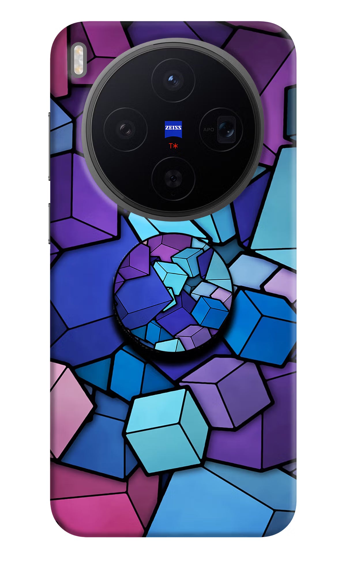Cubic Abstract Vivo X300 Pop Case