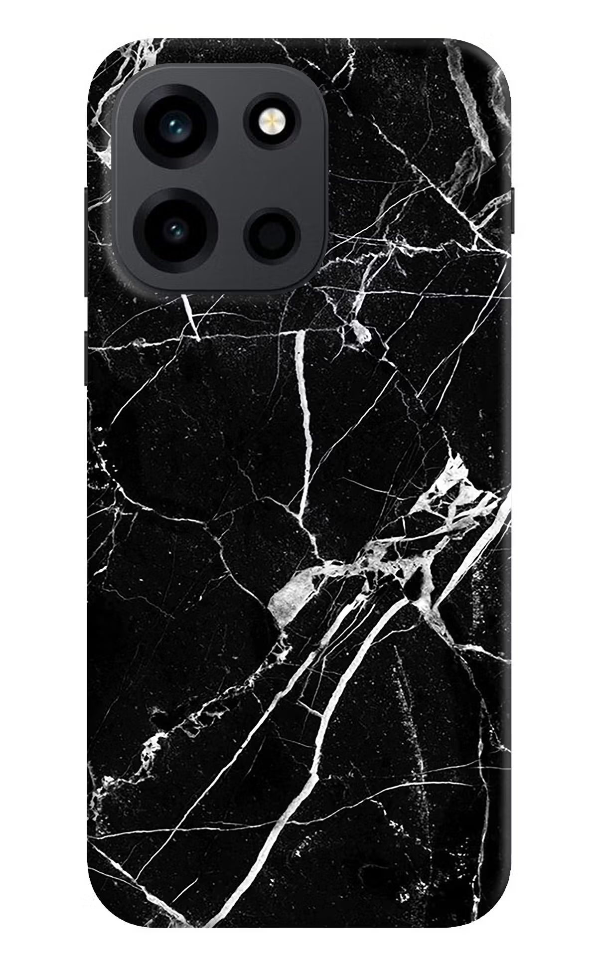 Black Marble Pattern OnePlus Nord 6 Back Cover