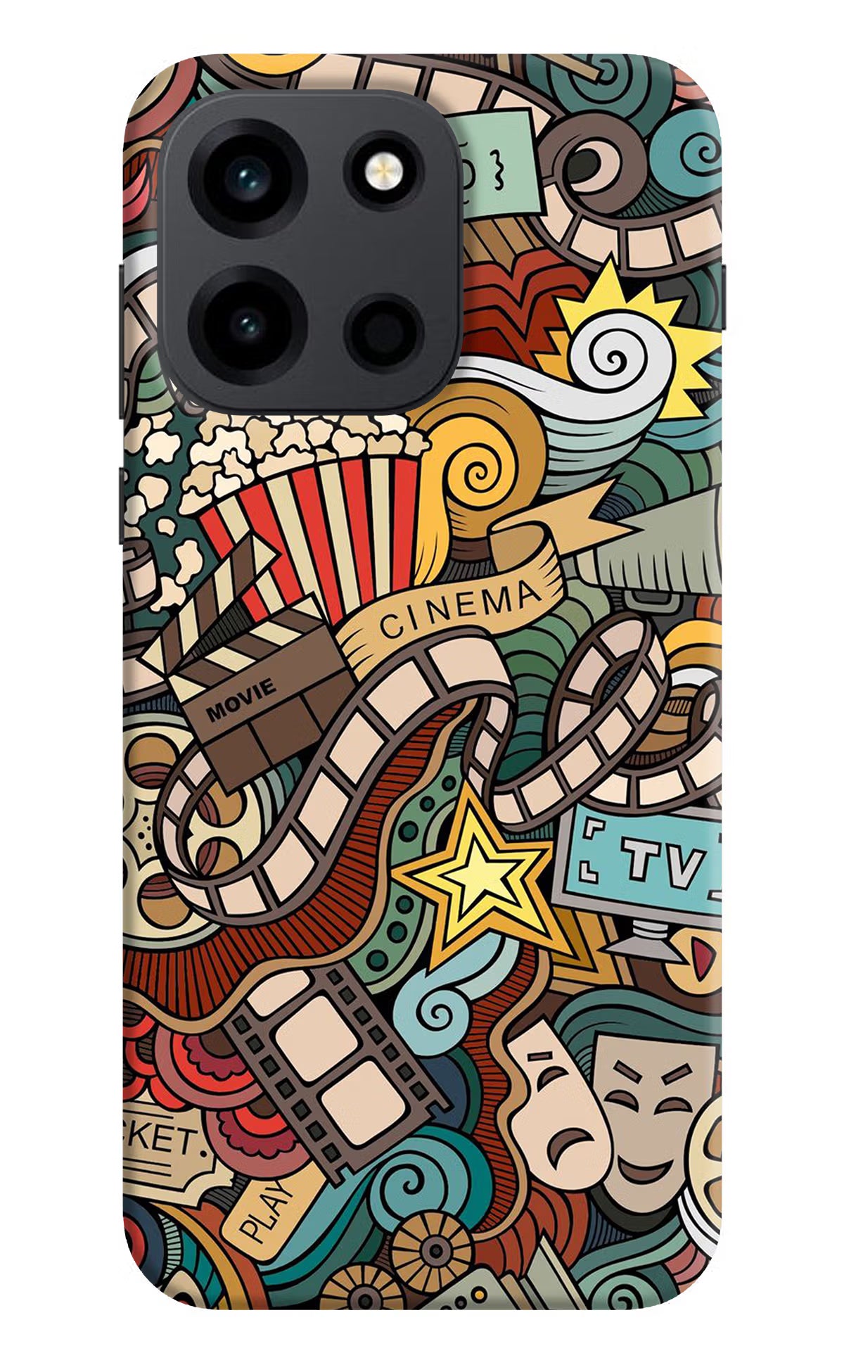 Cinema Abstract OnePlus Nord 6 Back Cover