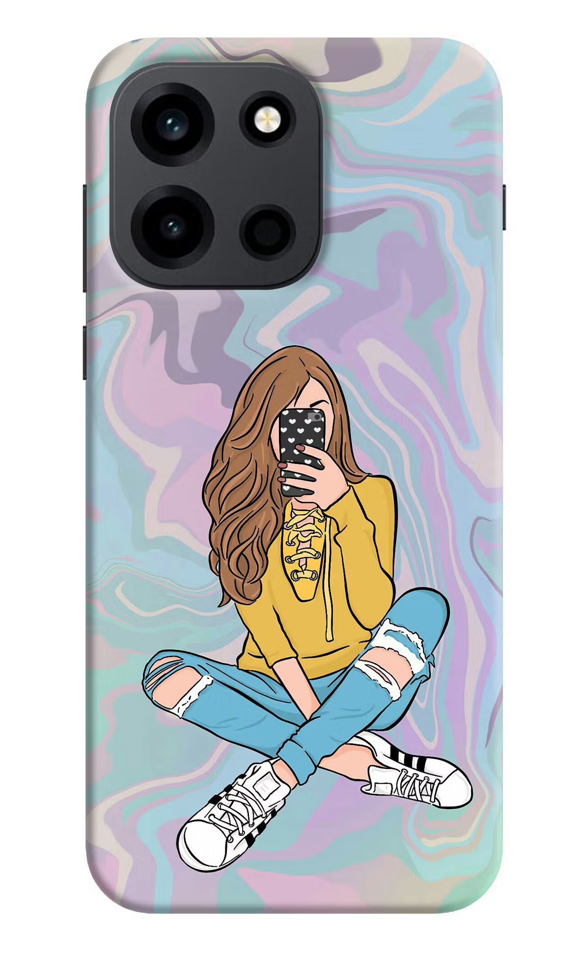 Selfie Girl OnePlus Nord 6 Back Cover