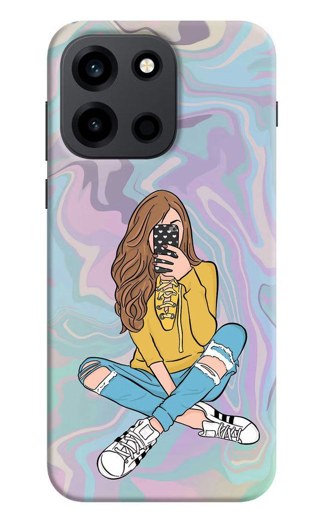 Selfie Girl OnePlus Nord 6 Hard Case Back Cover by Casekaro