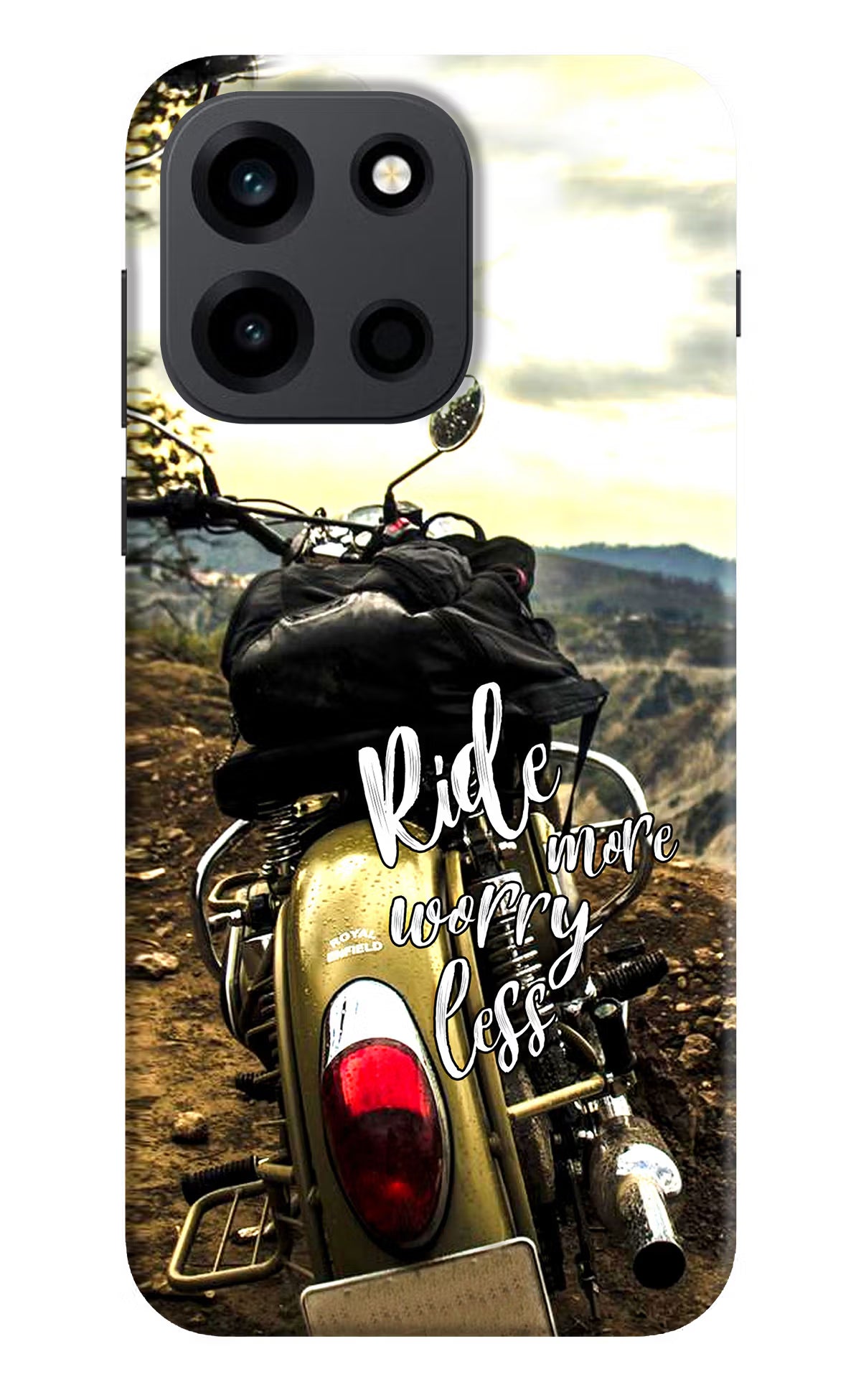 Ride More Worry Less OnePlus Nord 6 Back Cover