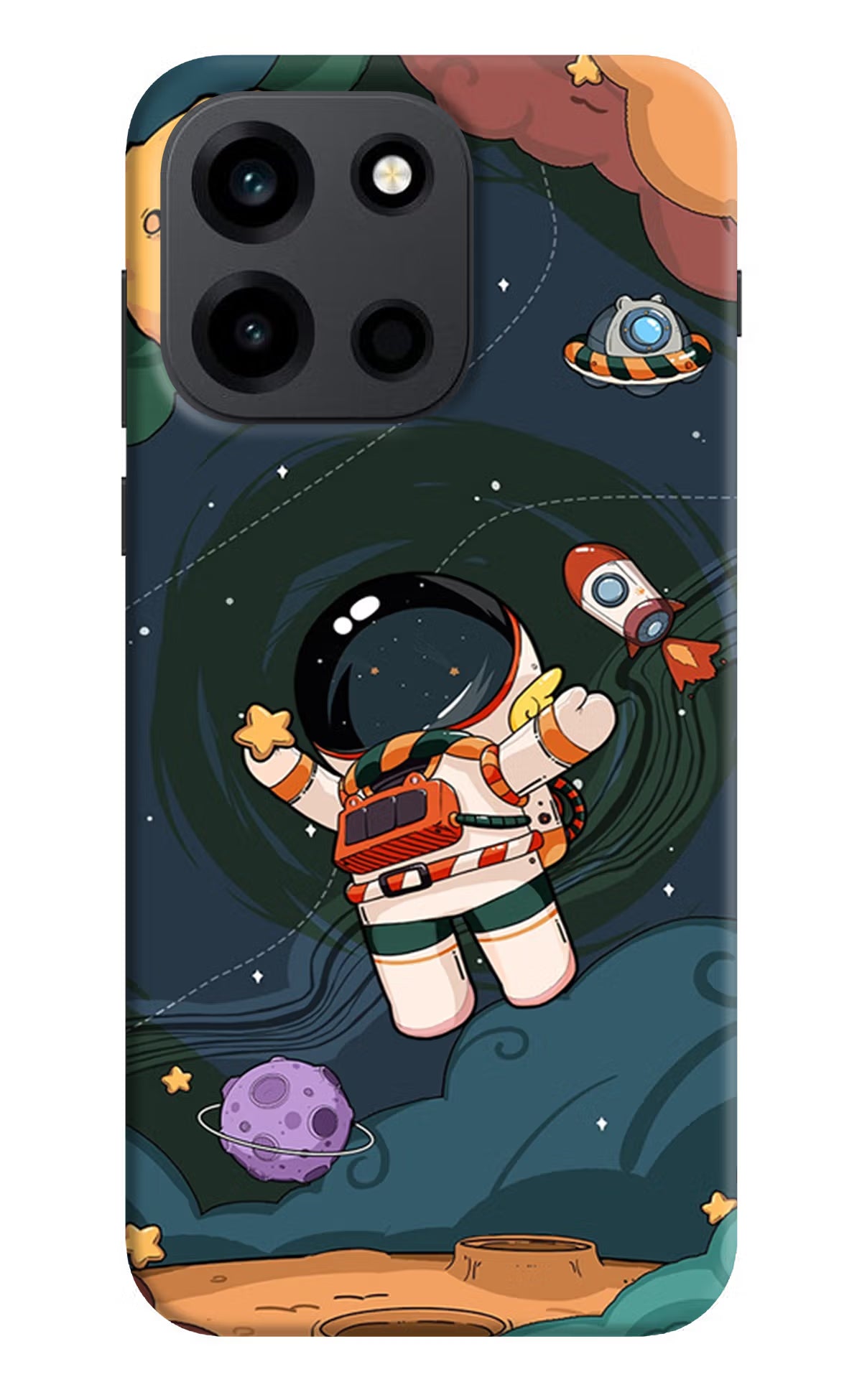 Cartoon Astronaut OnePlus Nord 6 Back Cover