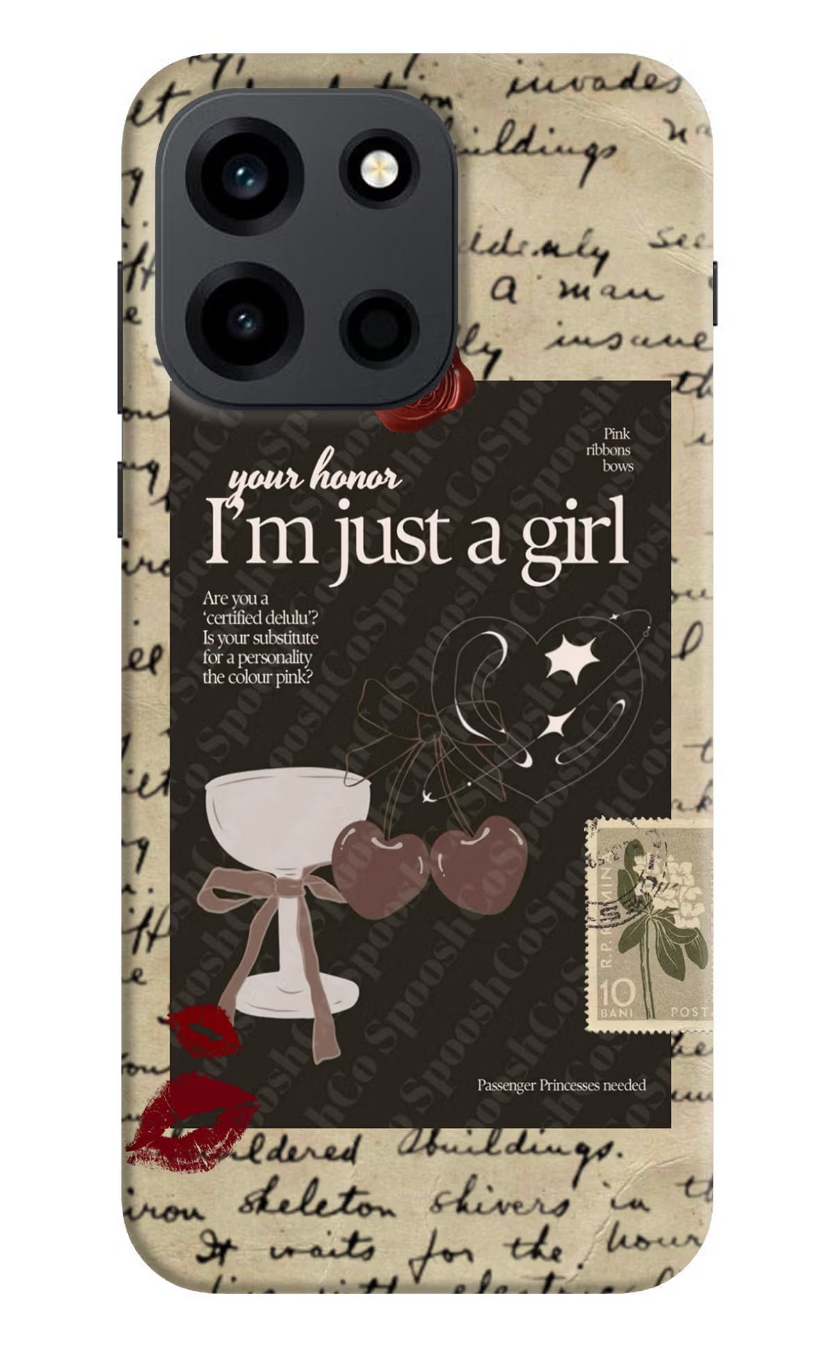 I am just a girl OnePlus Nord 6 Back Cover