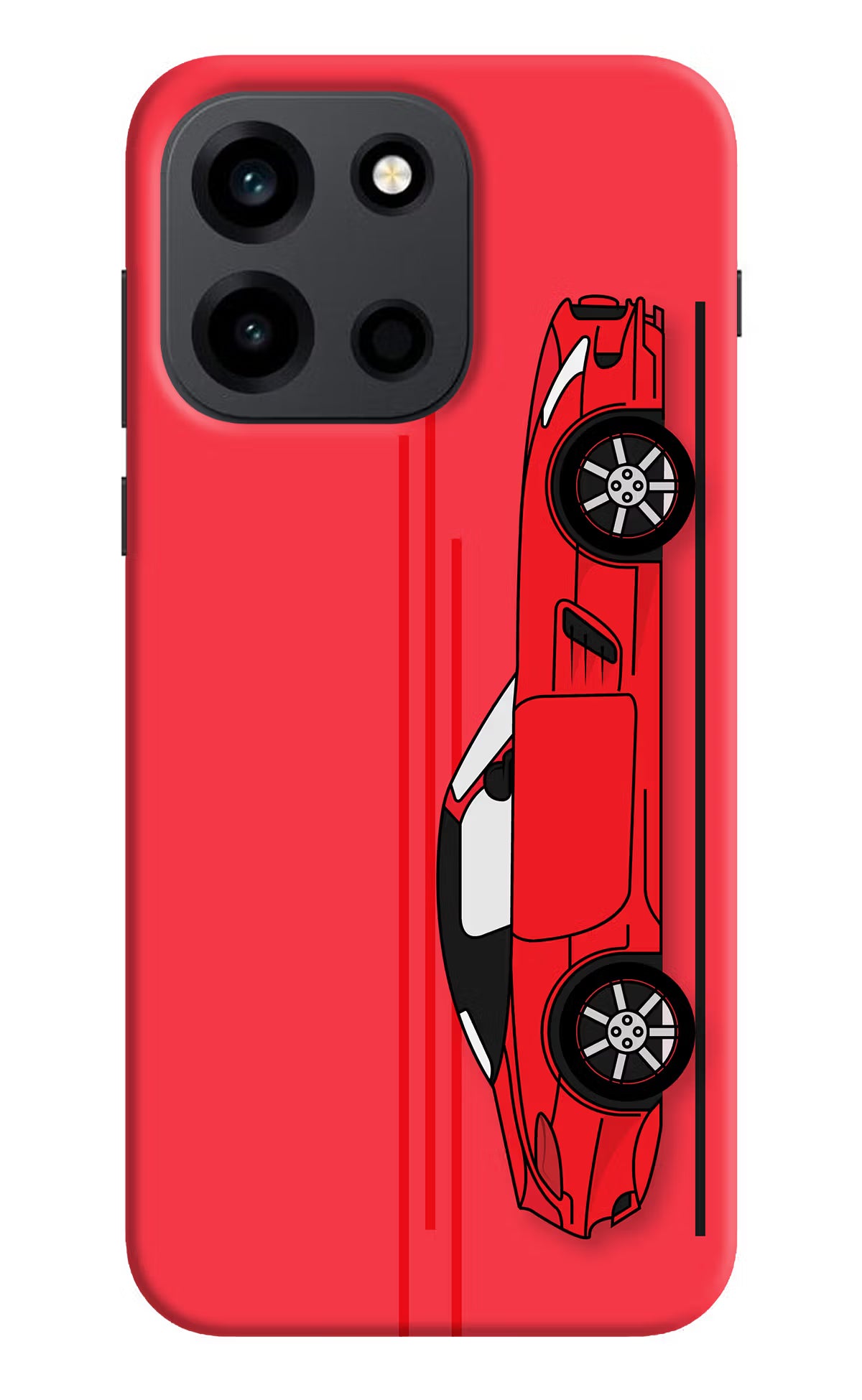 Red Velocity OnePlus Nord 6 Back Cover