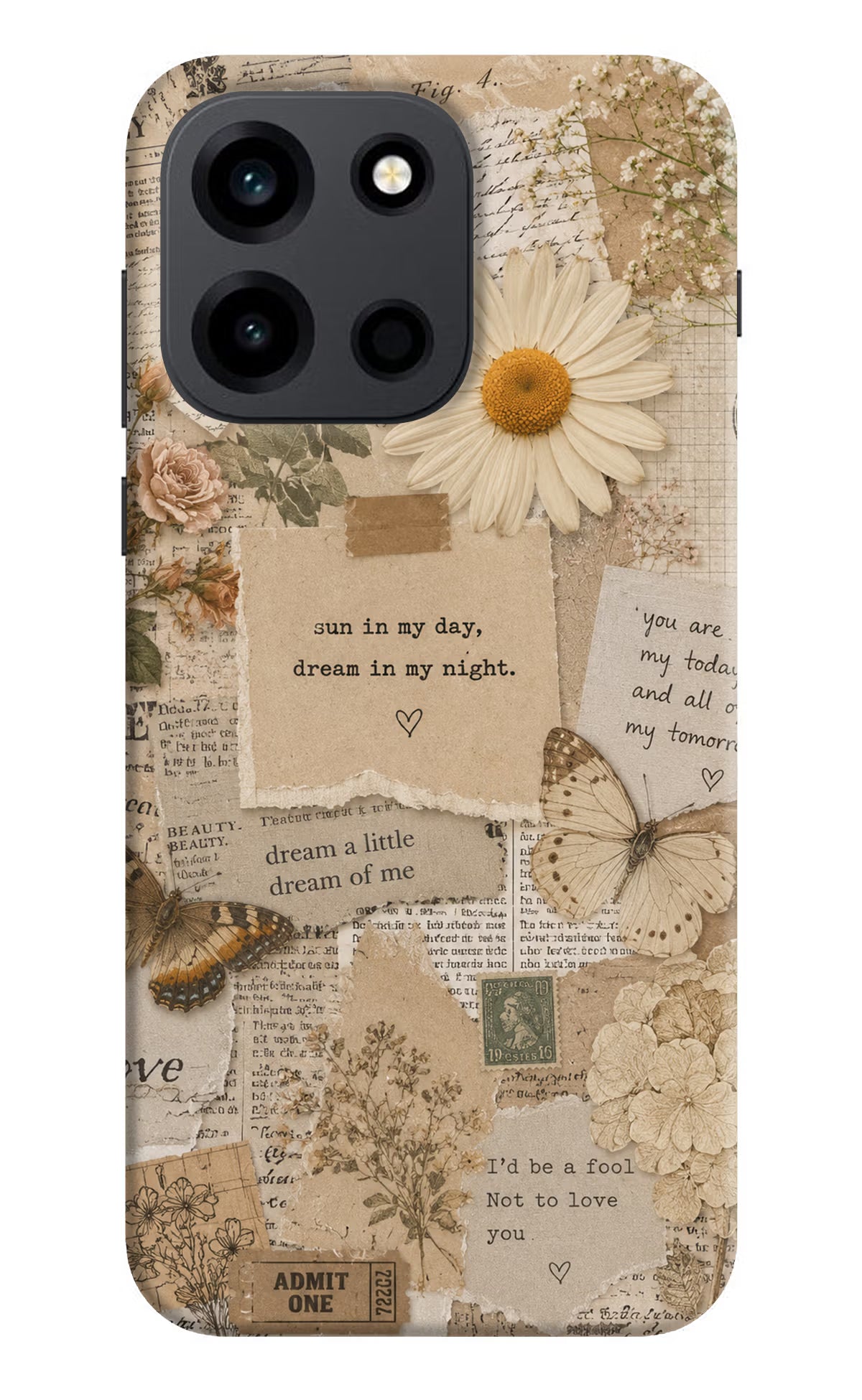 Vintage case OnePlus Nord 6 Back Cover