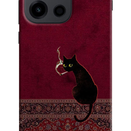 Midnight Cat OnePlus Nord 6 Hard Case Back Cover by Casekaro