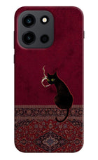 Midnight Cat OnePlus Nord 6 Hard Case Back Cover by Casekaro