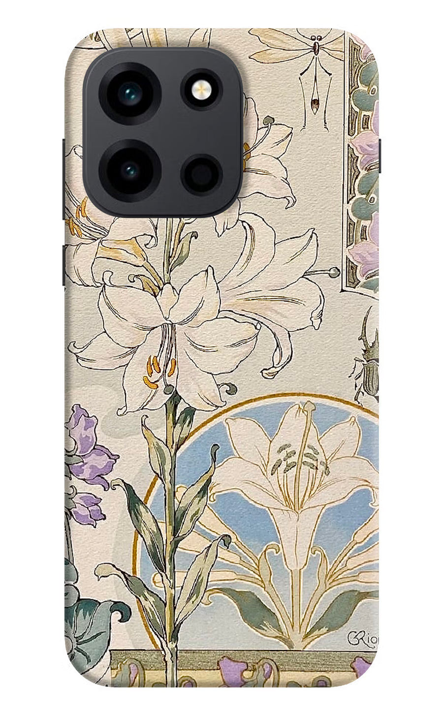 White Lily OnePlus Nord 6 Back Cover, Hard case