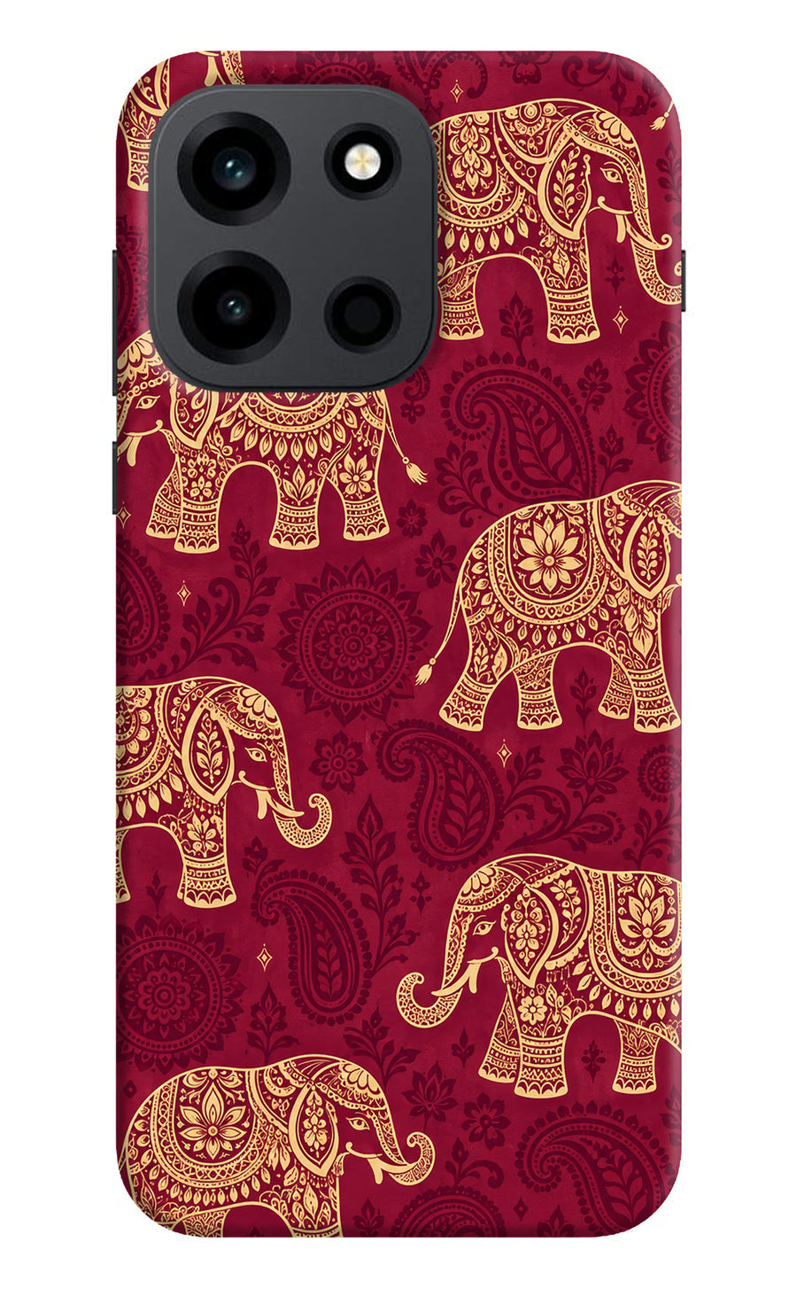 Maroon Elephant OnePlus Nord 6 Back Cover, Hard case