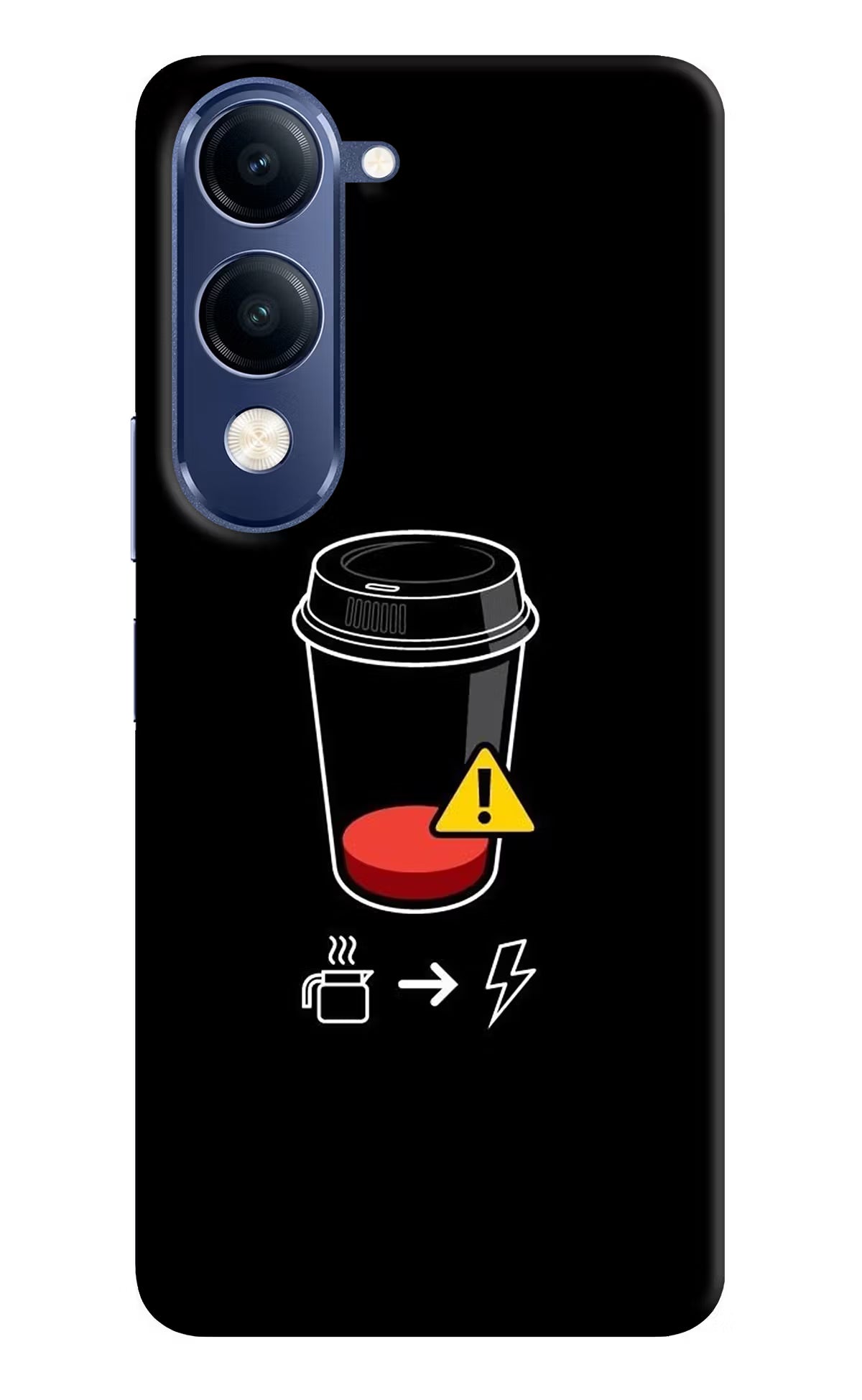 Coffee Vivo T4 Lite 5G Back Cover
