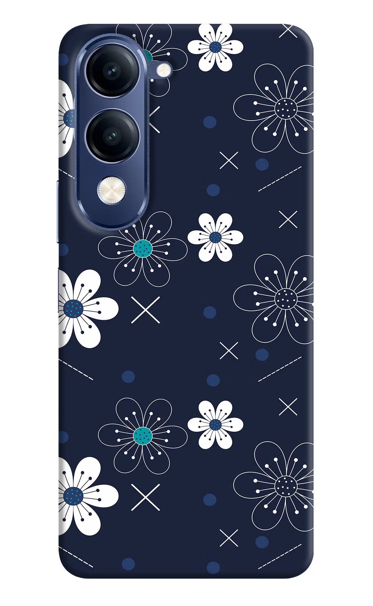 Flowers Vivo T4 Lite 5G Back Cover