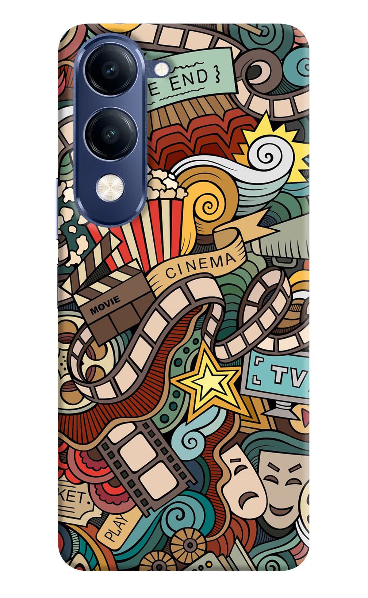 Cinema Abstract Vivo T4 Lite 5G Back Cover