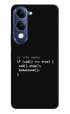 Life Motto Code Vivo T4 Lite 5G Hard Case Back Cover by Casekaro