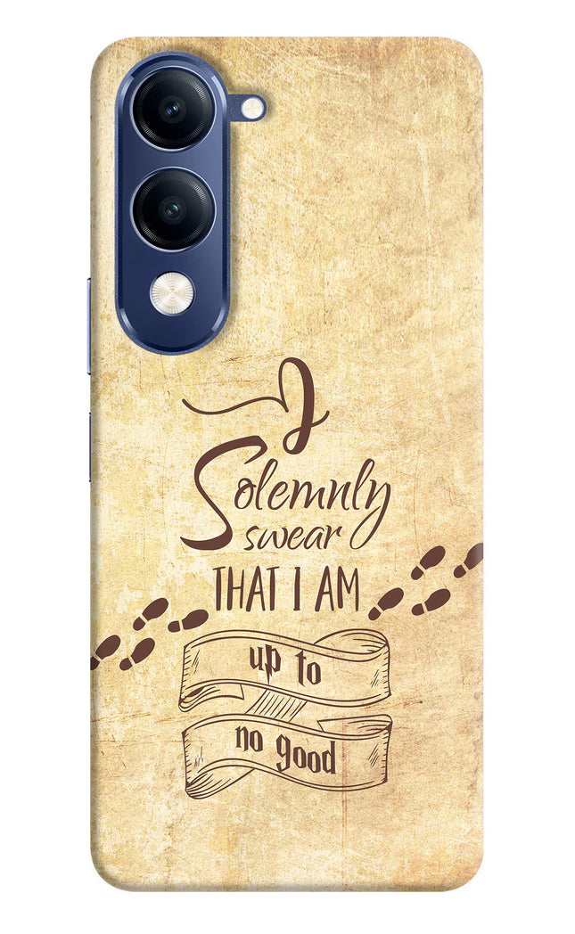 I Solemnly swear that i up to no good Vivo T4 Lite 5G Hard Case Back Cover by Casekaro