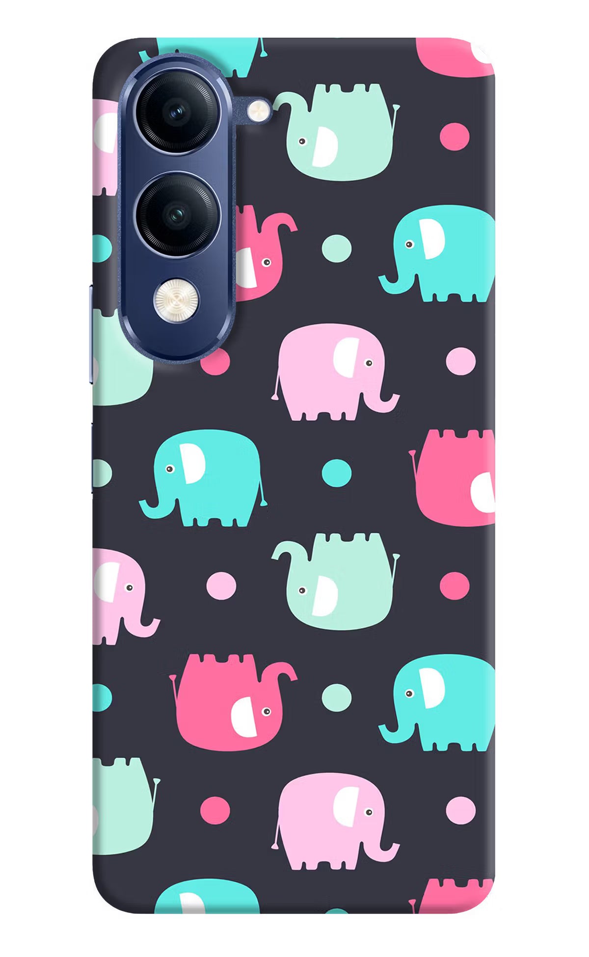 Elephants Vivo T4 Lite 5G Back Cover