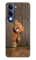 Teddy Wooden Vivo T4 Lite 5G Hard Case Back Cover by Casekaro