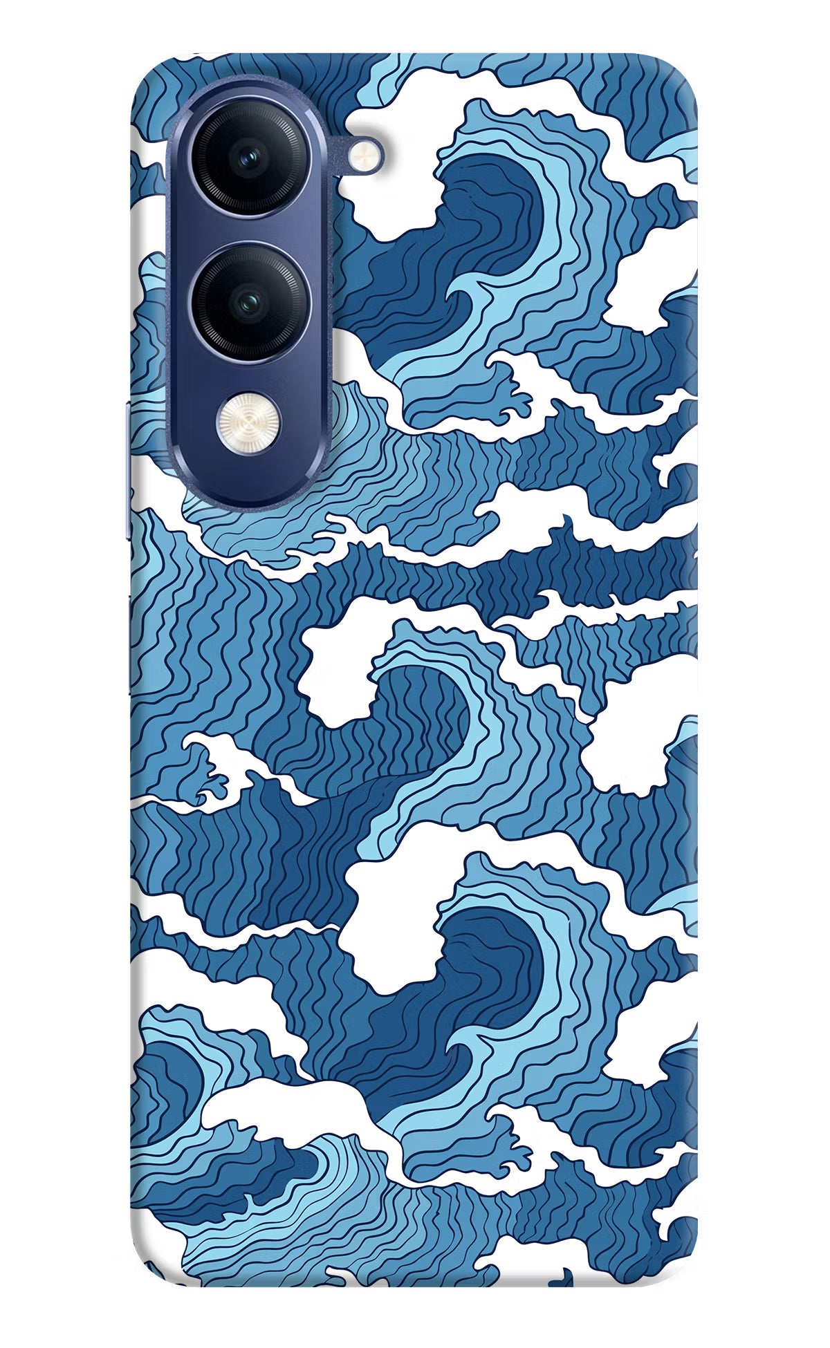 Blue Waves Vivo T4 Lite 5G Back Cover