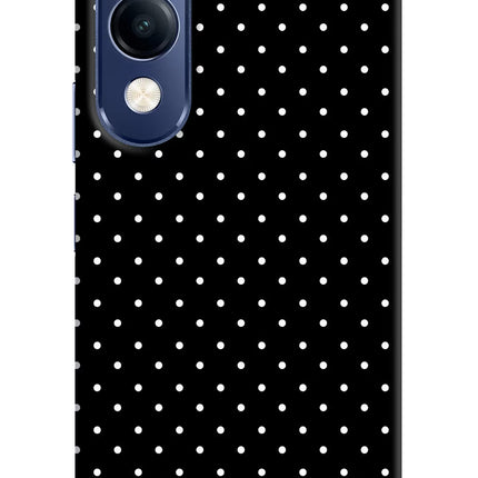 White Dots Vivo T4 Lite 5G Hard Case Back Cover by Casekaro