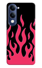 Fire Flames Vivo T4 Lite 5G Hard Case Back Cover by Casekaro