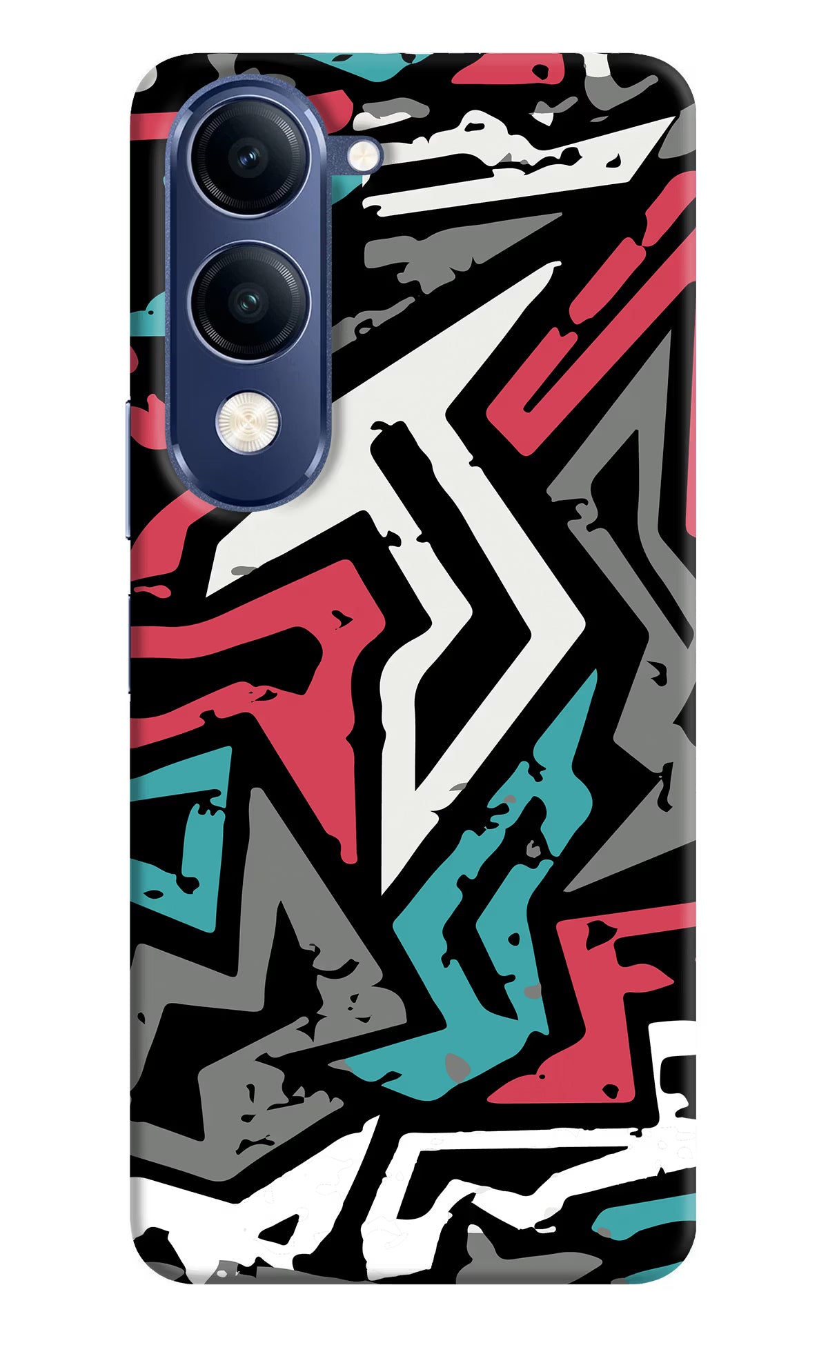 Geometric Graffiti Vivo T4 Lite 5G Back Cover