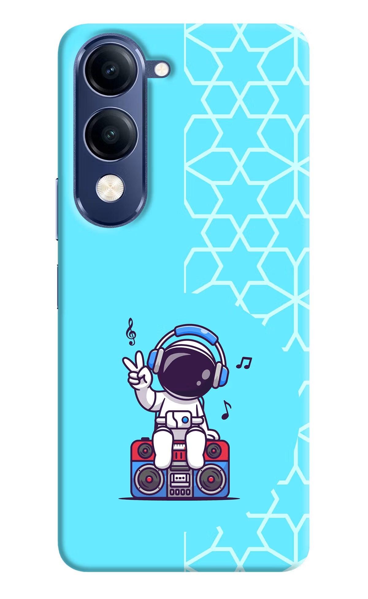 Cute Astronaut Chilling Vivo T4 Lite 5G Back Cover