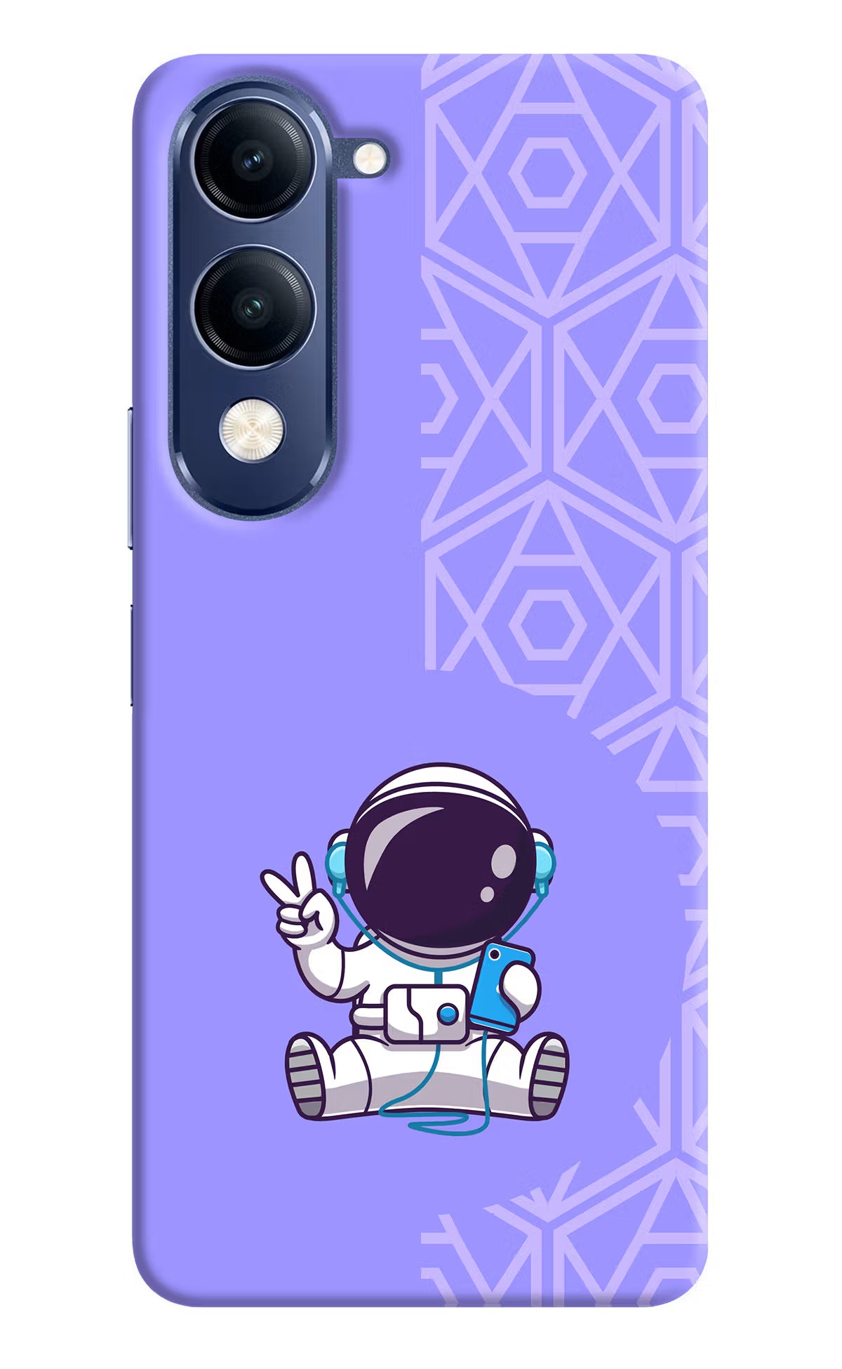 Cute Astronaut Chilling Vivo T4 Lite 5G Back Cover