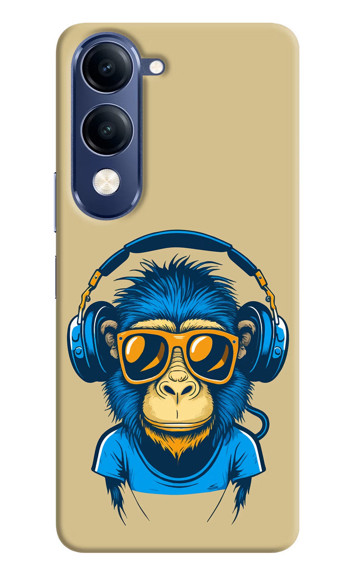 Monkey Headphone Vivo T4 Lite 5G Back Cover