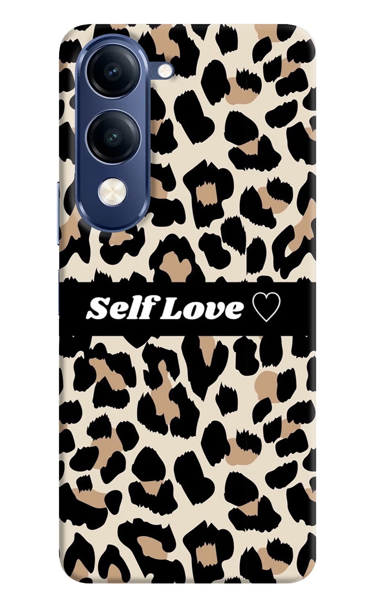Leopard Print Self Love Vivo T4 Lite 5G Back Cover