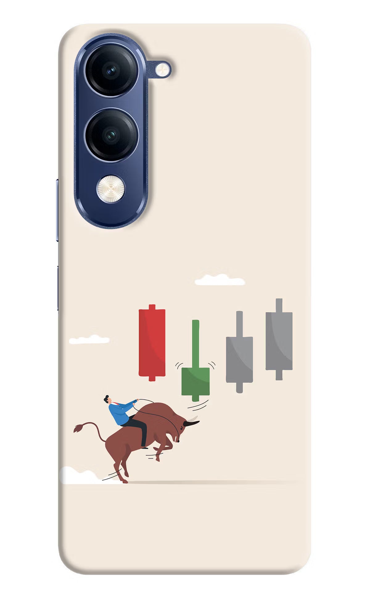 Bull Trading Momentum Vivo T4 Lite 5G Back Cover