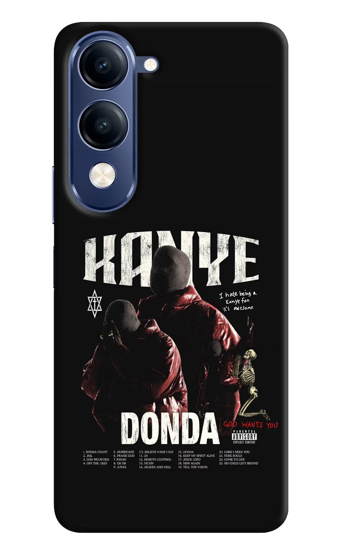 Donda Kanye West Vivo T4 Lite 5G Back Cover