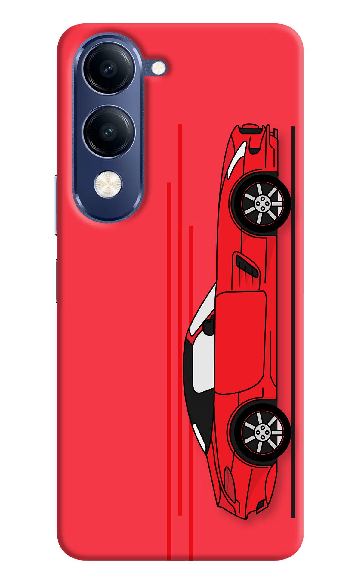 Red Velocity Vivo T4 Lite 5G Back Cover