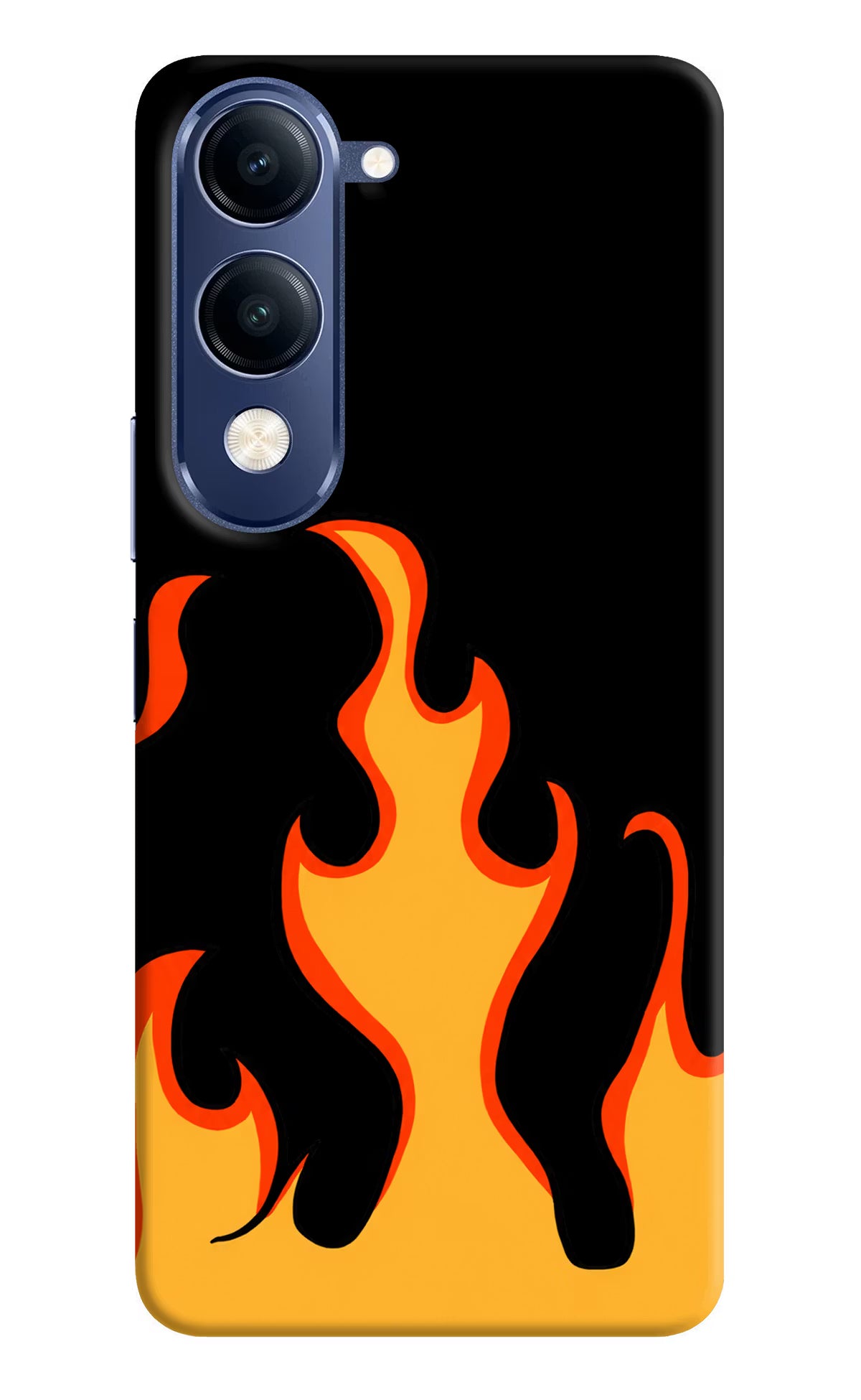 Fired Up – Black Vivo T4 Lite 5G Back Cover