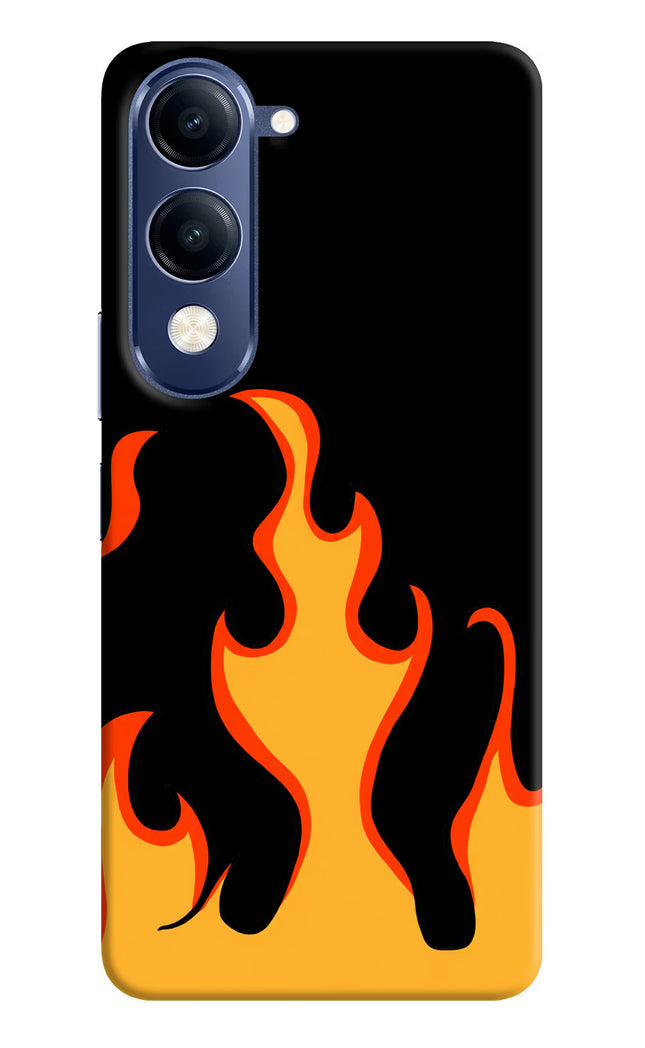 Fired Up – Black Vivo T4 Lite 5G Hard Case Back Cover by Casekaro