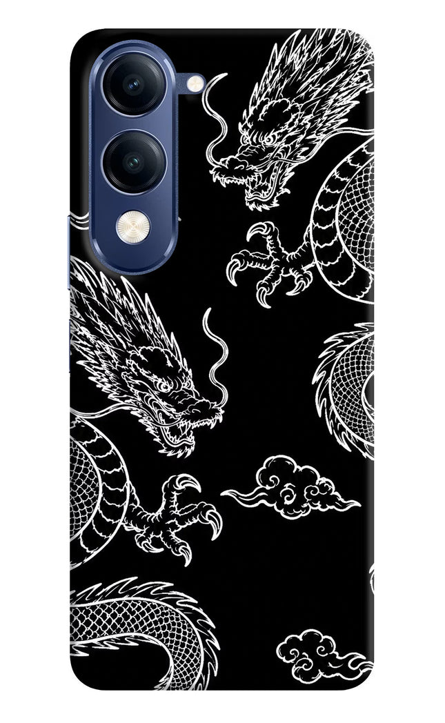 Twin Dragons Vivo T4 Lite 5G Hard Case Back Cover by Casekaro
