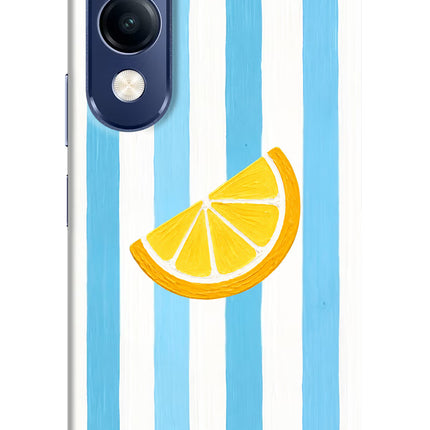 Summer Lemon Vivo T4 Lite 5G Hard Case Back Cover by Casekaro