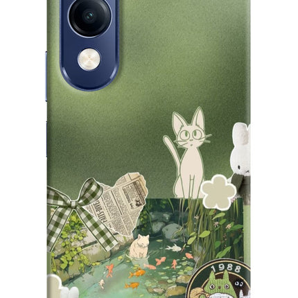 Aesthetic anime Vivo T4 Lite 5G Hard Case Back Cover by Casekaro