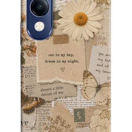 Vintage case Vivo T4 Lite 5G Hard Case Back Cover by Casekaro
