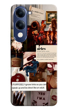 Zodiac Aries Vivo T4 Lite 5G Hard Case Back Cover by Casekaro