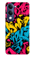 Graffiti Vibe Vivo T4 Lite 5G Hard Case Back Cover by Casekaro