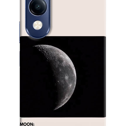 Moon Phase Vivo T4 Lite 5G Hard Case Back Cover by Casekaro