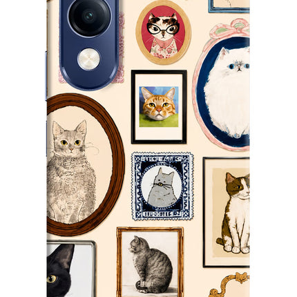 Mirror Cats Vivo T4 Lite 5G Hard Case Back Cover by Casekaro