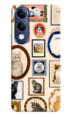 Mirror Cats Vivo T4 Lite 5G Hard Case Back Cover by Casekaro