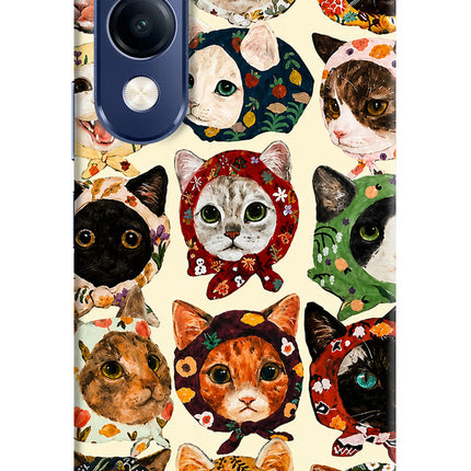 Cool Cat Vivo T4 Lite 5G Hard Case Back Cover by Casekaro