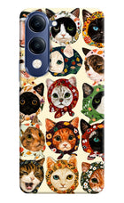Cool Cat Vivo T4 Lite 5G Hard Case Back Cover by Casekaro