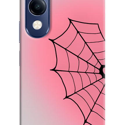 Pink Web Vivo T4 Lite 5G Hard Case Back Cover by Casekaro