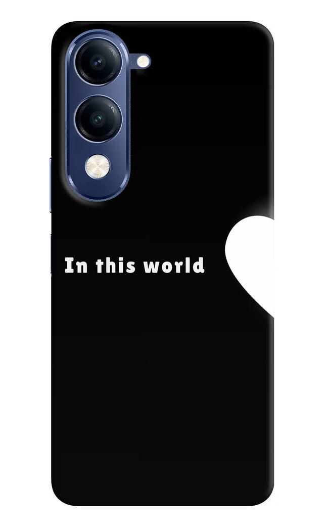 This World Vivo T4 Lite 5G Hard Case Back Cover by Casekaro