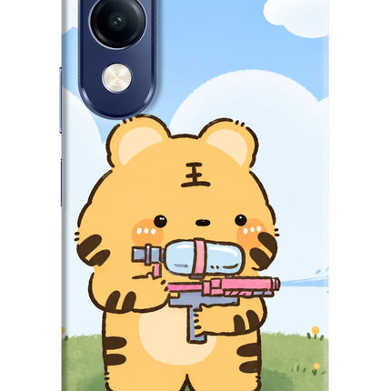 Tiger Treat Vivo T4 Lite 5G Hard Case Back Cover by Casekaro
